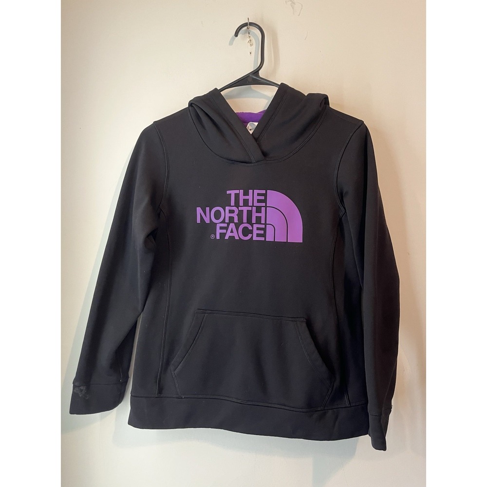 The North Face Sweatshirt Hooded Women's Small Pullover Black